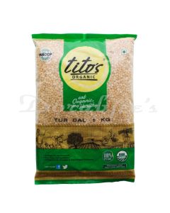 TITOS ORGANIC TUR DAL 1 KG