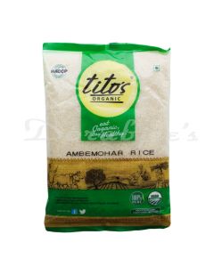 TITOS ORGA AMBEMOHR RICE 1KG