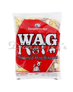 NAUGHTY PET DOG BISCUITS WAG ASSORTED