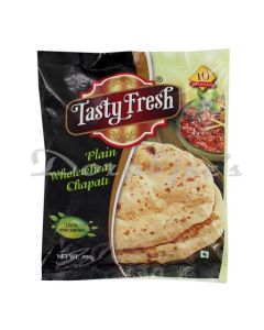 TASTY FRESH FROZEN WHOLE WHEAT PLAIN CHAPATI 400G