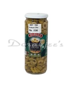 BORGES GREEN SLICED OLIVES 230 G.