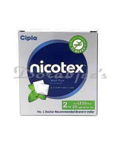 CIPLA NICOTEX MINT PLUS GUM