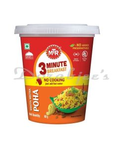 MTR 3 MINUTE BREAKFAST KHATTA MEETHA POHA  80 G