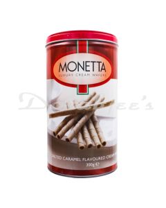 MONETTA CREAM WAFERS SALTED CARAMEL 300G