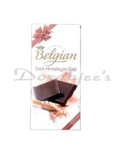 CT CHOCOLATES BELGIAN-BAR DARK WITH HIMALAYA SALT 100G