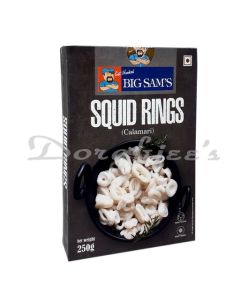 BIG SAMS FROZEN SQUID CALAMARI RING 250