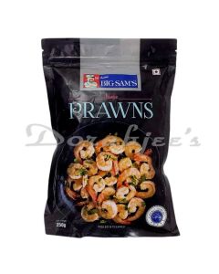 BIG SAMS FROZEN JUMBO PRAWNS 250G