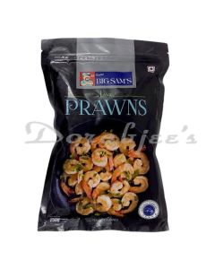 BIG SAMS FROZEN PRAWNS LARGE 250G