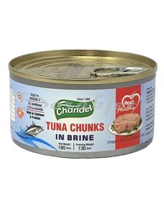 CHANDEL TUNA CHUNKS IN BRINE 180G