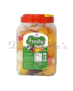 DOLPHIN FRUIT PUDDING CANDY JAR 40PC