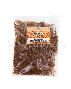 RAJAS PREMIUM DEEP FRIED  ONION 140 G