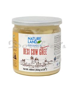 NATURE LAND ORGANICS PREMIUM COW GHEE 400 ML