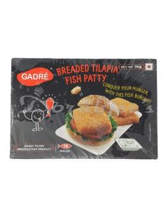 GADRE MARINE FROZEN TILAPIA FISH BURGER 1KG