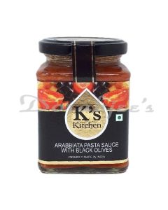 K'S ARRABIATA PASTA SAUCE WITH BLACK OLIVES 270G