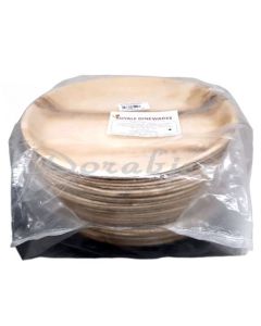 ROYALE   BIO DEGRADABLE BAGASSE 12 ROUND DEEP PLATE