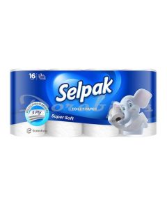 SELPAK TOILET ROLL   3PLY PACK OF 16ROLL