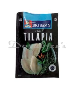 BIG SAMS FROZEN TILAPIA FILLETS 225G