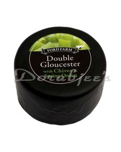 FORD FARMS DOUBLE GLOUCESTER CHEDDAR CHEESE WITH CHIVE AND ONIONS 200G