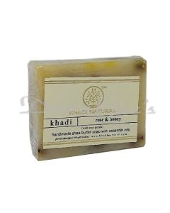 KHADI NATURAL SOAP ROSE & HONEY WITH PETALS