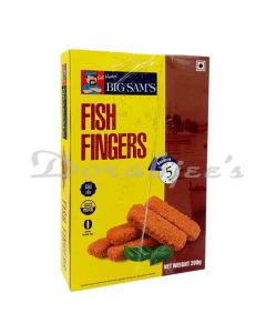 BIG SAMS FROZEN BASA BREADED FISH FINGERS 200G