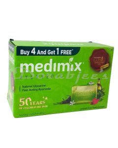 MEDIMIX AYURVEDIC GLYCERIN SOAP 4+1 125G