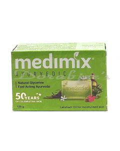 MEDIMIX ARYUVEDIC GLYCERIN & LAKSHADI OIL SOAP 125G