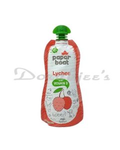 PAPER BOAT JUICE DRINK LYCHEE WITH VITAMIN D 180ML