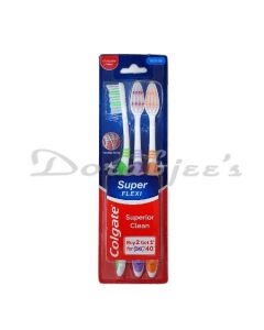 COLGATE SUPER FLEXI TOOTH BRUSH 2+1 MEDIUM