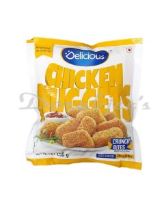 DELICIOUS FROZEN CHICKEN NUGGETS 250G