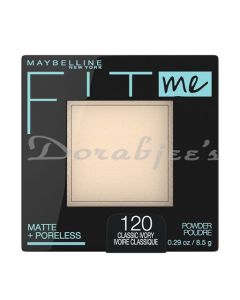 MAYBELLINE FIT ME MATTE & PORELESS POWDER  120 CLASSIC IVORY 8.5GS