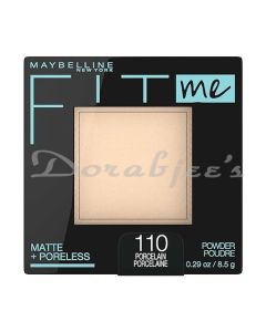 MAYBELLINE FIT ME MATTE + PORELESS POWDER  110 PORCELAIN 8.5 G