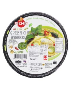 PICNIC GREEN CURRY BOWL INSTANT NOODLES 70G