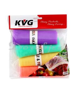 KVG COTTON FRIDGE BAG SET OF 4