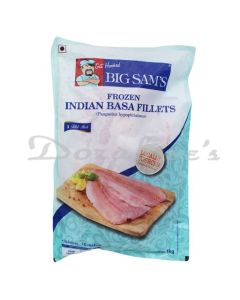 BIG SAMS FROZEN INDIAN BASA FILLET 1KG