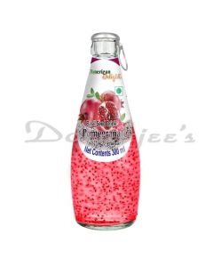 AMERICAN DELIGHT  BASIL DRINK POMEGRANATE 300ML