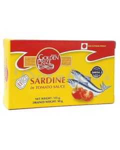 GOLDEN PRIZE SARDINE IN TOMATO SAUCE 125G S