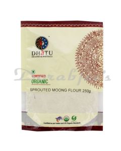 DHATU ORGANIC SPROUTED MOONG FLOUR 250G