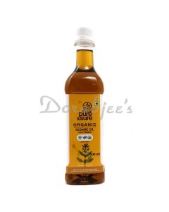 PURE AND SURE ORGANIC SESAME OIL 500M