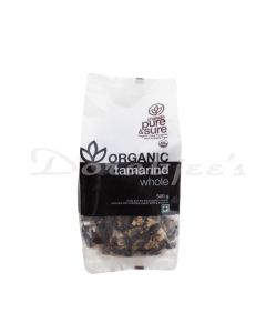 PURE AND SURE ORGANIC TAMARIND WHOLE 500 G