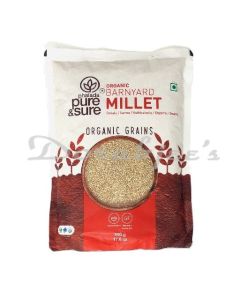 PURE AND SURE ORGANIC BARNYARD  MILLET 500G