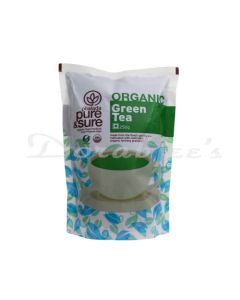 PURE AND SURE ORGANIC GREEN TEA  POW 200G