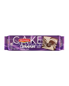 BRITANNIA GOBBLES CAKE CHOCO VANILLA 110 G