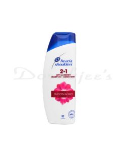 HEAD & SHOULDERS ANTI DANDRUFF SHAMPOO CONDITIONER SMOOTH SILKY 2IN1 SS 180 ML