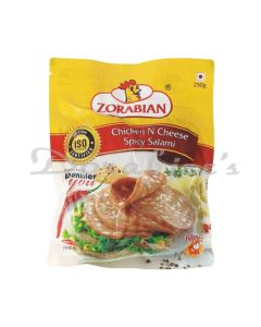 ZORABIAN FROZEN CHICKEN CHEESE SPICY SALAMI 250G