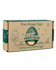 FARM MADE FREE RANGE EGGS 6PC