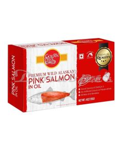 GOLDEN PRIZE WILD PINK SALMON FILETS IN OIL 115G