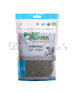 JUST ORGANIK MOONG WHOLE 500G