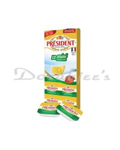 PRESIDENT BUTTER 12MINI CHIPLETS 120G