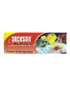 JACKSON ZIPLOCK BAG  LARGE