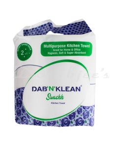 DAB N KLEAN KITCHEN TOWEL 2ROLLX2 2PLY 90S